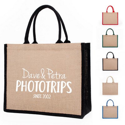 Eco-Friendly Jute Tote Bag